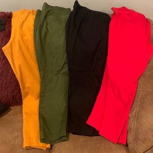 Lot of 4 pixie pants